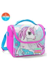 Coral High Kids Mavi Neon Pembe Unicorn Desenli 3’lü Okul Çanta Seti SET0123711