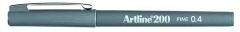 Artline 200 Fineliner 0.4mm İnce Uçlu Yazı ve Çizim Kalemi GRİ