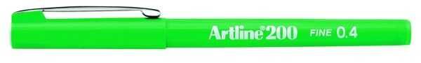Artline 200 Fineliner 0.4mm İnce Uçlu Yazı ve Çizim Kalemi YEŞİL