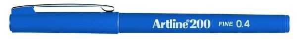 Artline 200 Fineliner 0.4mm İnce Uçlu Yazı ve Çizim Kalemi ROYAL MAVİ