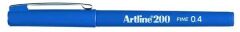 Artline 200 Fineliner 0.4mm İnce Uçlu Yazı ve Çizim Kalemi ROYAL MAVİ