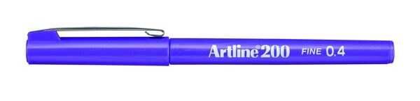 Artline 200 Fineliner 0.4mm İnce Uçlu Yazı ve Çizim Kalemi MOR