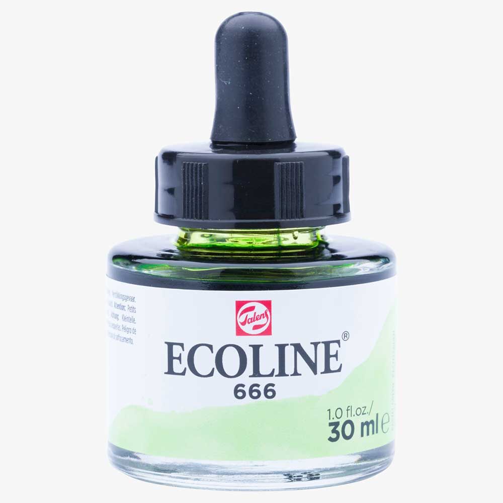 Talens Ecoline Sıvı Suluboya 30 ml. 666 Pastel Green