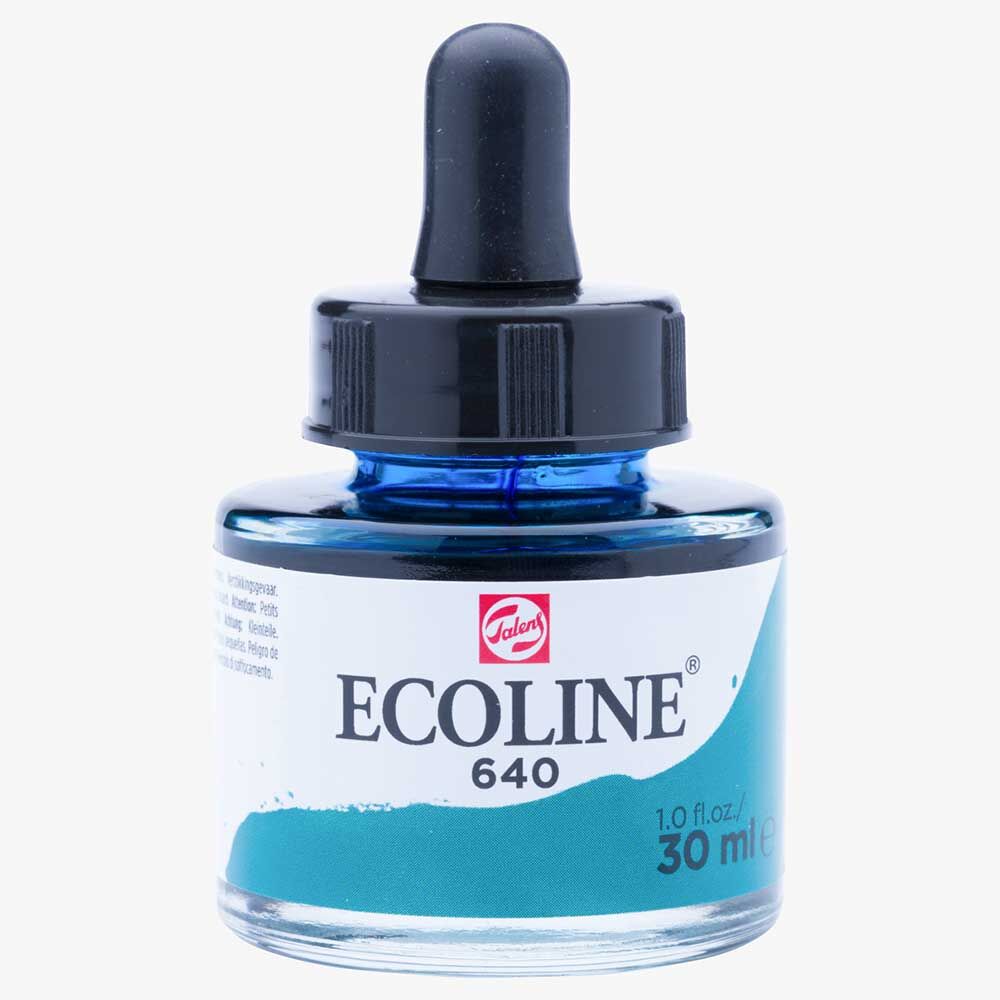 Talens Ecoline Sıvı Suluboya 30 ml. 640 Bluish Green