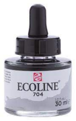 Talens Ecoline Sıvı Suluboya 30ml. 704 Grey