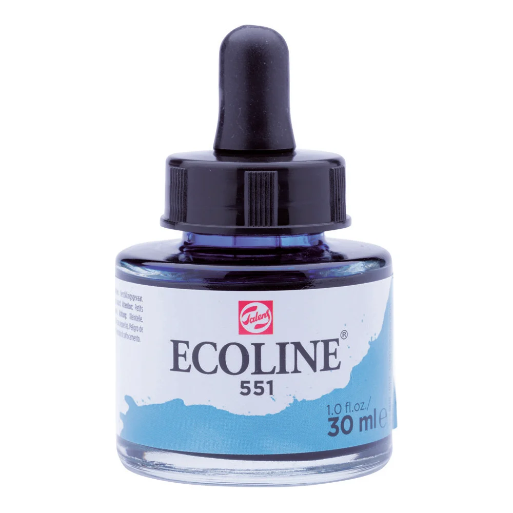 Talens Ecoline Sıvı Suluboya 30ml. 551 Sky Blue Light
