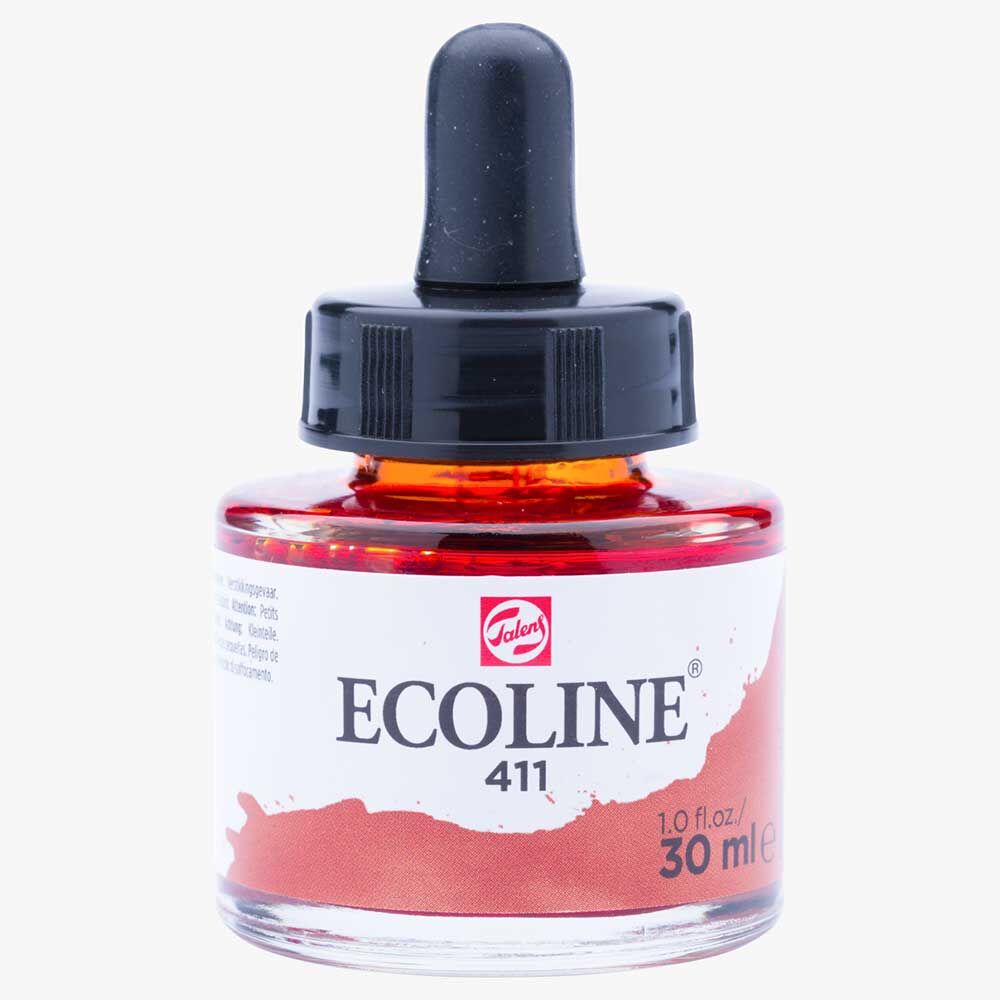 Talens Ecoline Sıvı Suluboya 30 ml. 411 Burnt Sienna