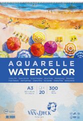 Van Dyck Sulu Boya Defteri 300 gr A3 20 Sayfa