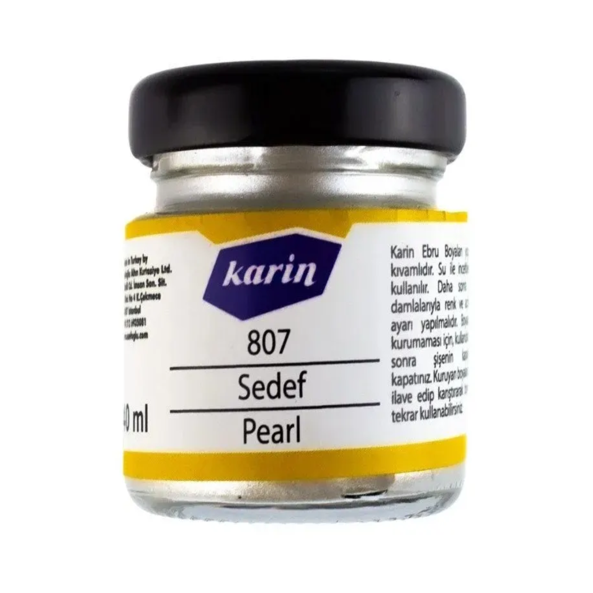Karin Ebru Boyası 807 - Sedef 40 ml