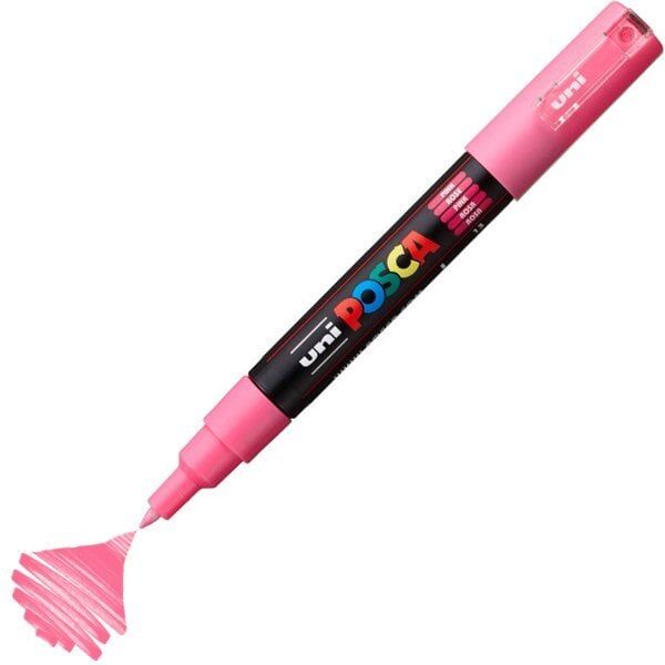 Uni Posca PC-1M Boyama Markörü 0.7 mm PEMBE