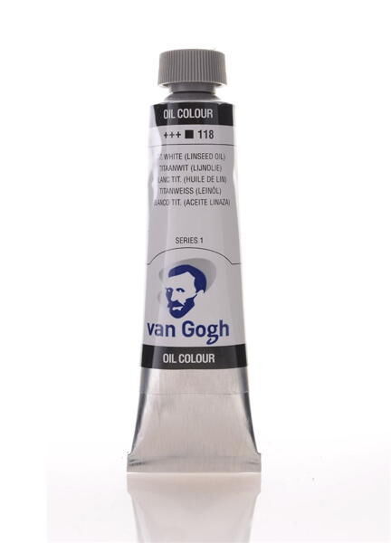 Talens Van Gogh Yağlı Boya 40 ml Seri 1 (118 Titanium White-Linseed Oil))