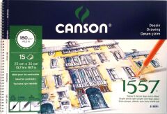 Canson 1557 Eskiz Spiralli Çizim Defteri 25*35 cm 180 gr 15 Sayfa