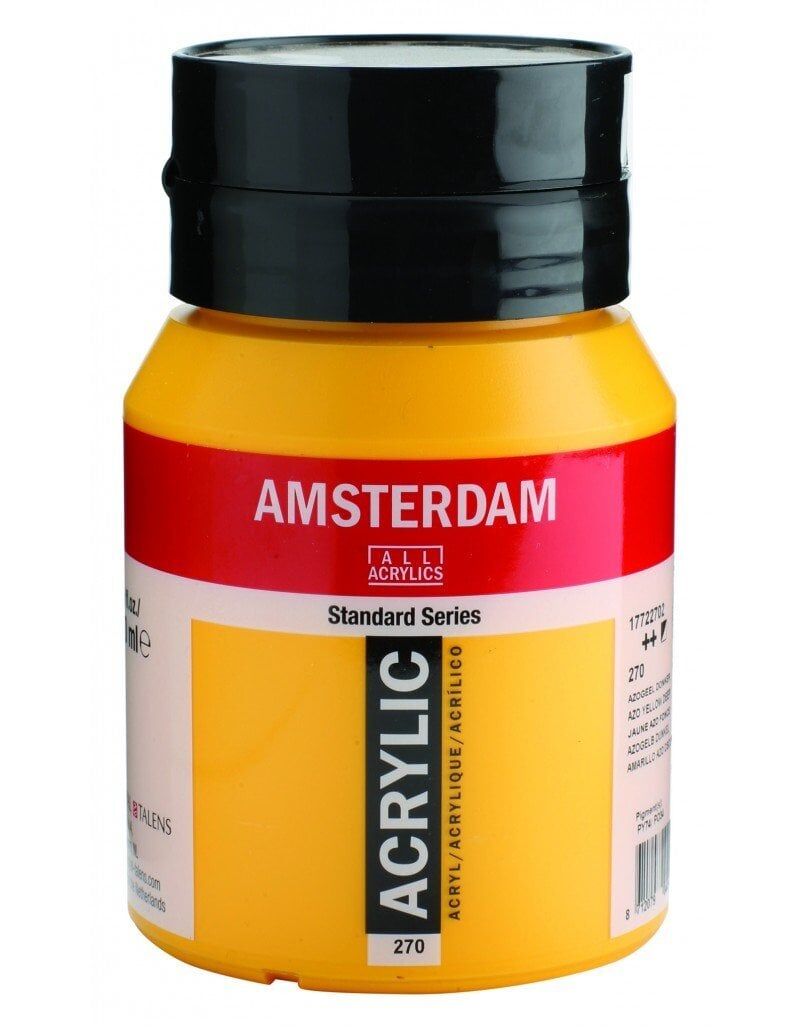 Talens Amsterdam Akrilik Boya 500ml 270 Azo Yellow Deep