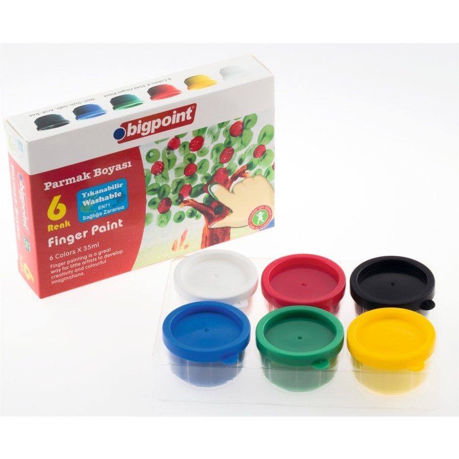 Bigpoint Parmak Boyası 6 Renk 35 ml