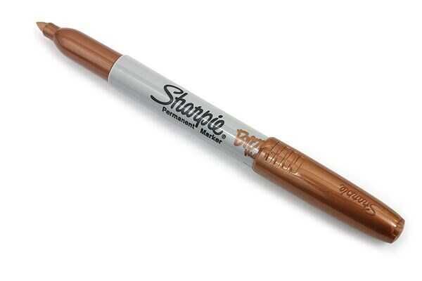 Sharpie Metallic Permanent Marker Kalem Fine Uç BRONZ