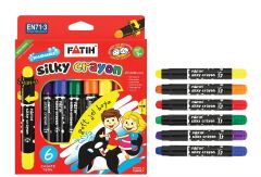 Fatih Çevirmeli Soft Jel Mum Boya 6 Renk