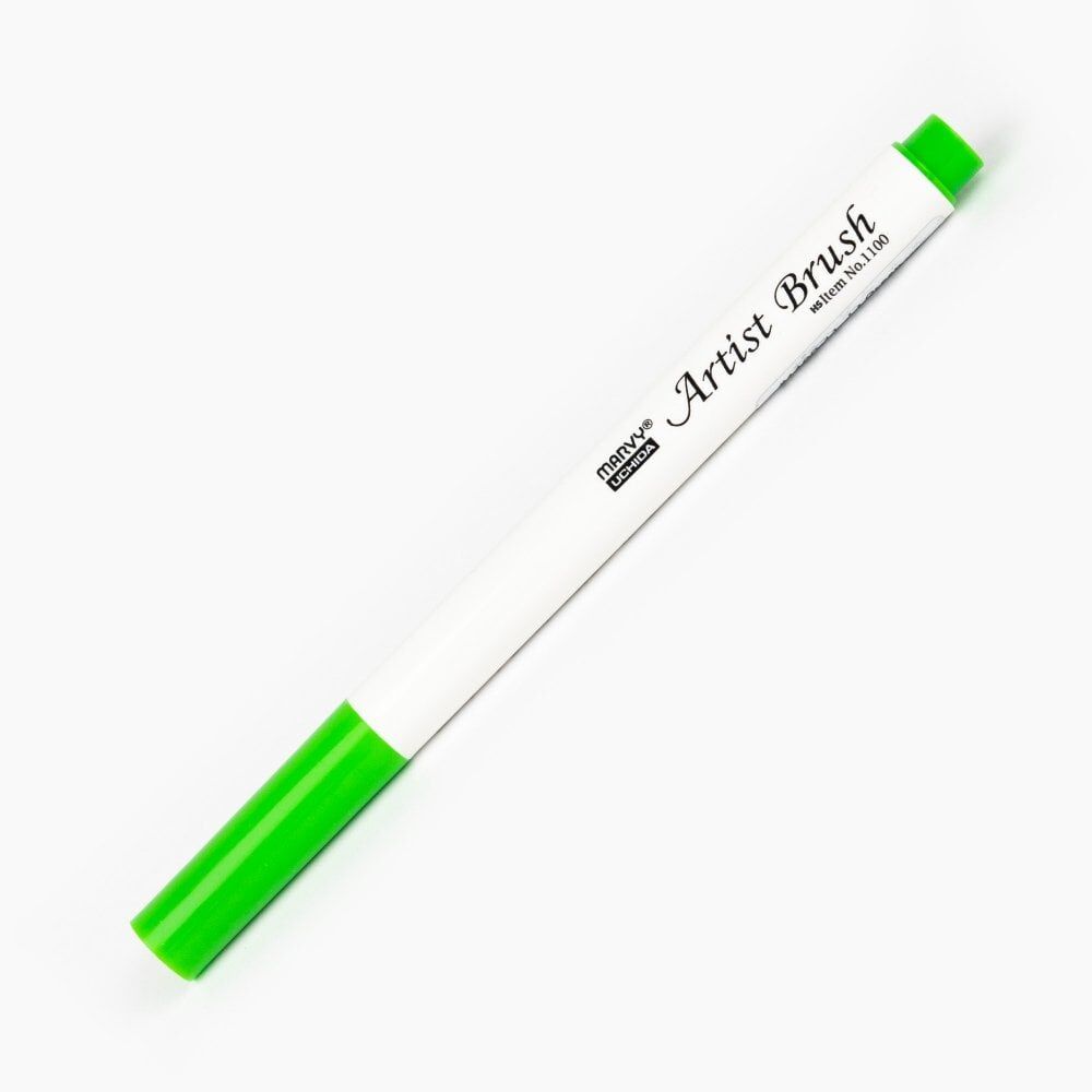 Marvy Uchida Artist Brush Fırça Uçlu Marker Kalem 11 LİGHT GREEN
