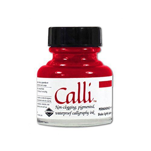 Daler Rowney Calli Kaligrafi Mürekkebi 29,5ml 073 Scarlet