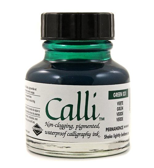 Daler Rowney Calli Kaligrafi Mürekkebi 29,5ml 031 Green