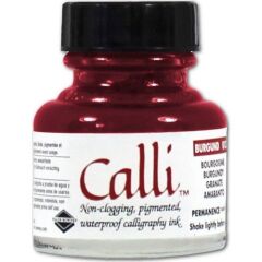 Daler Rowney Calli Kaligrafi Mürekkebi 29,5ml 013 Burgundy