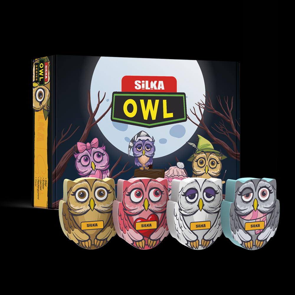 Silka Owl Baykuş Silgi