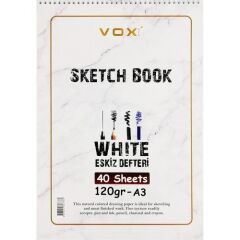 Vox Eskiz Çizim Defteri A3 120 gr 40 Sayfa