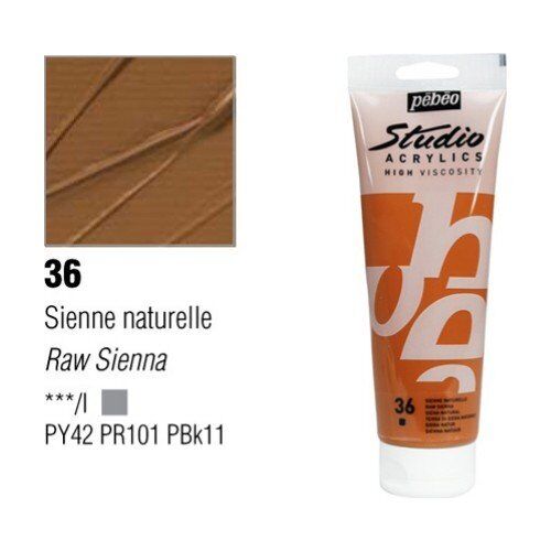 Pebeo Studio Akrilik Boya 100ml - 36 Raw Sienna