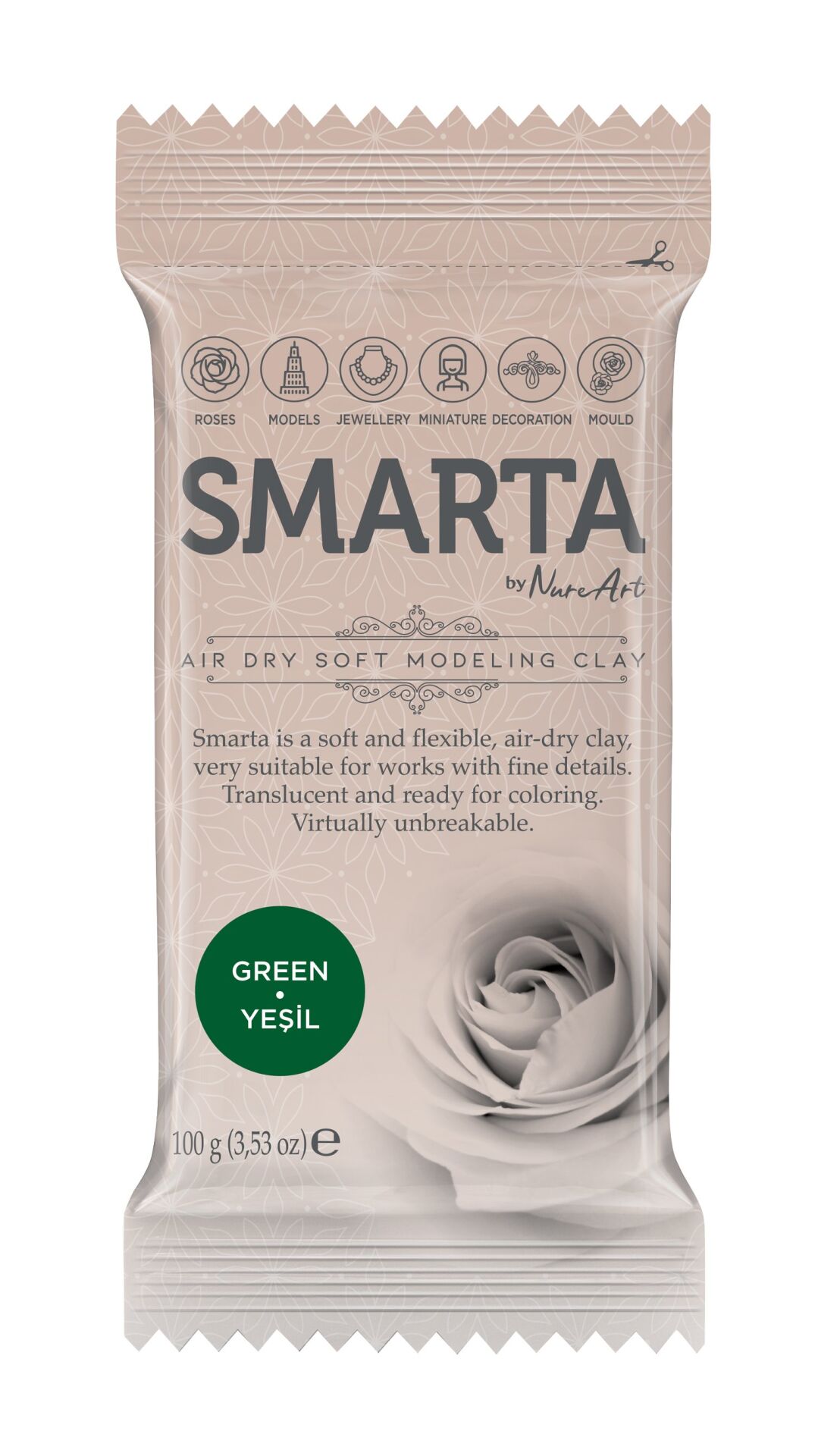 Smarta Kil Hamur Modelleme 100 gr Yeşil