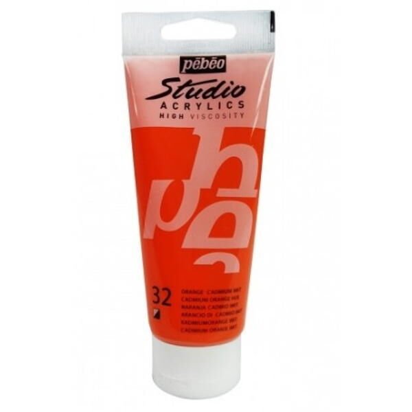 Pebeo Studio Akrilik Boya 100ml - 32 Cadmium Orange Hue