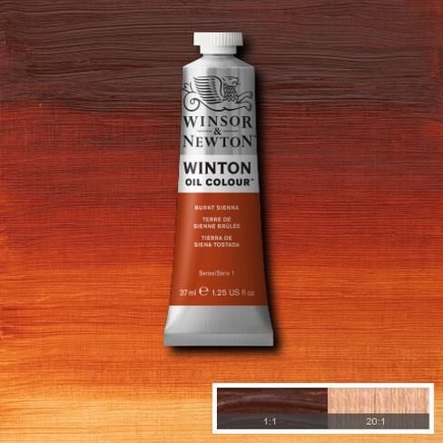 Winsor & Newton Winton 37 ml Yağlı Boya 2 Burnt Sienna