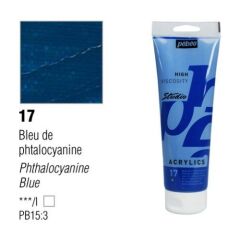 Pebeo Studio Akrilik Boya 100ml - 17 Phthalocyanine Blue