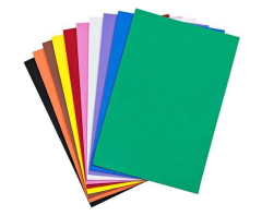 Yapışkanlı Eva 50x70 cm Karışık 10 Renk