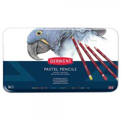 Derwent Pastel Pencil 36'lı Teneke Kutu Pastel Kalem Seti
