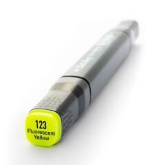 Del Rey TWIN MARKER F123 Fluorescent Yellow