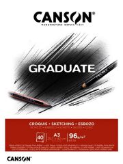 Canson Graduate Eskiz Defteri A3 96gr 40 Yaprak