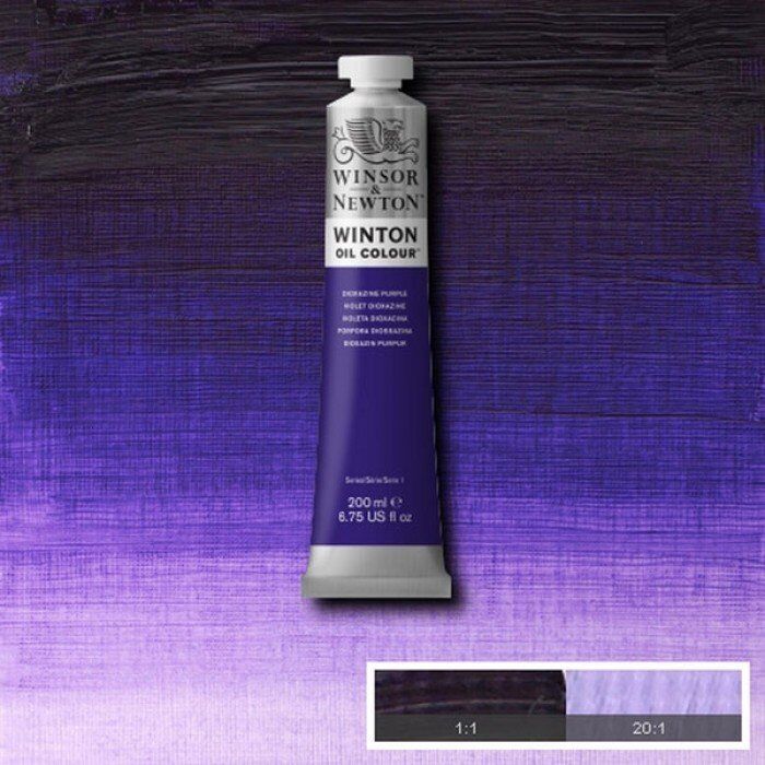 Winsor & Newton Winton 200 ml Yağlı Boya No:47 Dioxazine Purple