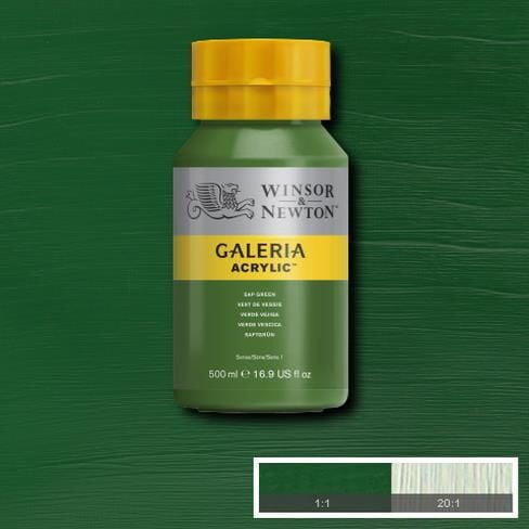 Winsor Newton Galeria Akrilik Boya 500ml 599 Sap Green