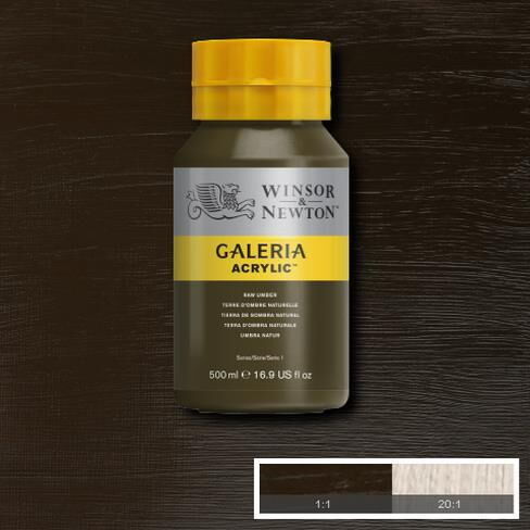 Winsor Newton Galeria Akrilik Boya 500ml 554 Raw Umber