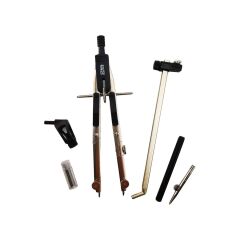 Sema Hassas Ayarlı Trilinli Pergel Seti 6 Parça Çift Kırmalı