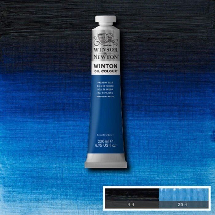 Winsor & Newton Winton 200 ml Yağlı Boya No:33 Prussian Blue