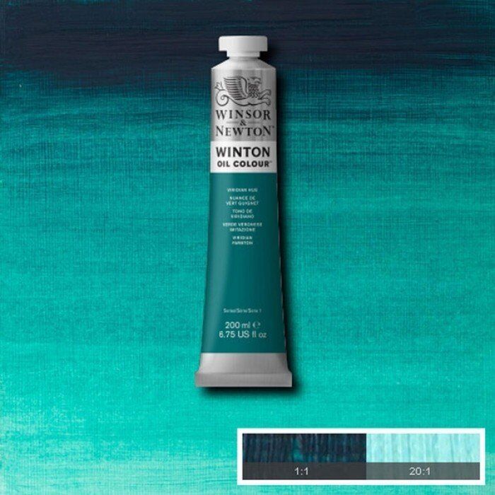 Winsor & Newton Winton 200 ml Yağlı Boya No:43 Viridian Hue