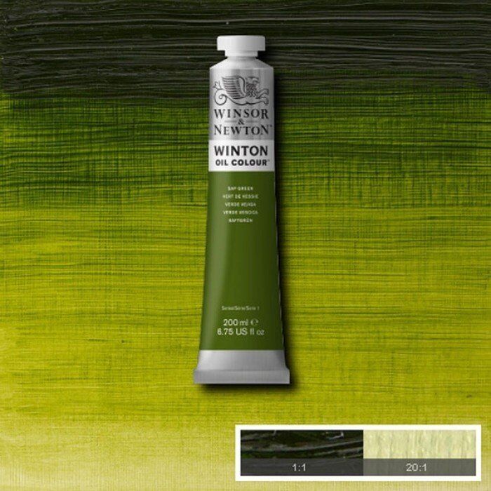 Winsor & Newton Winton 200 ml Yağlı Boya No:37 Sap Green