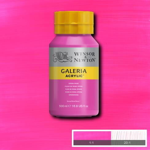 Winsor Newton Galeria Akrilik Boya 500ml 448 Opera Rose