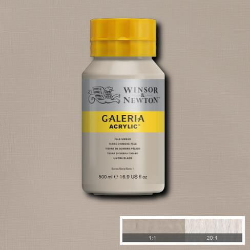 Winsor Newton Galeria Akrilik Boya 500ml 438 Pale Umber