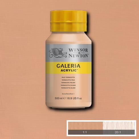 Winsor Newton Galeria Akrilik Boya 500ml 437 Pale Terracota