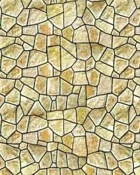 Eshel Maket Yeşil Moloz Taş Desenli Karton Duvar 1/50 3lü