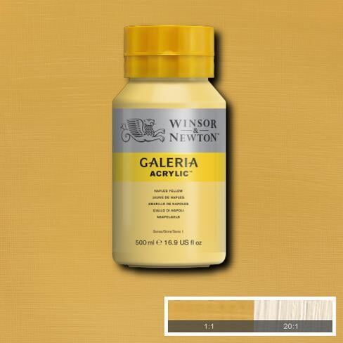 Winsor Newton Galeria Akrilik Boya 500ml 422 Naples Yellow