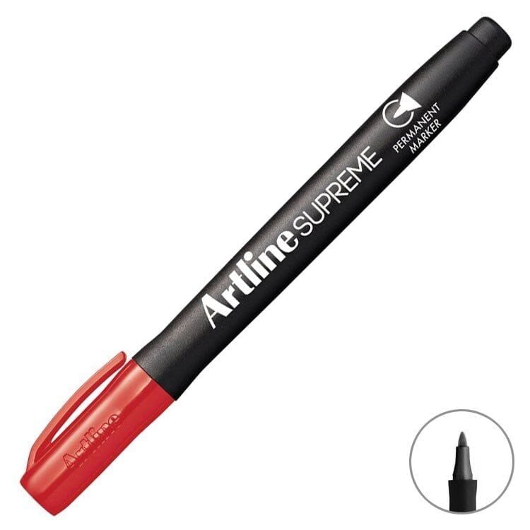 Artline Supreme Permanent Marker 1 mm Kırmızı