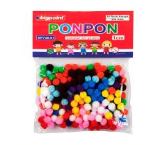Bigpoint Ponpon 1 cm 10 Renk 200'lü