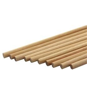 Ahşap Yuvarlak Çıta 10mm*22cm 5'li Paket